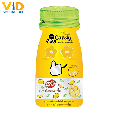 Play Candy - Cooling Sea Salt Lemon 12g - vindrink