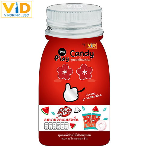 Play Candy - Cooling Water Melon 50g - vindrink